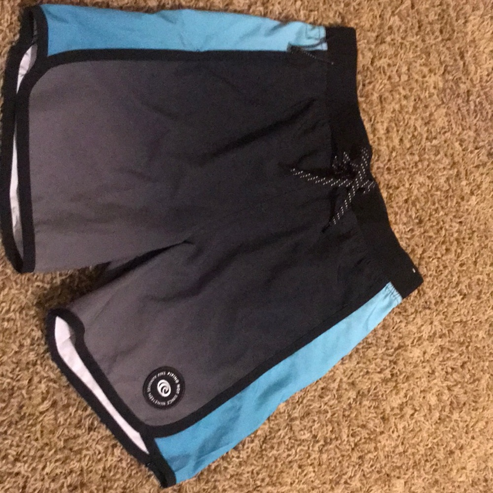 Boys swimming shorts black and blue